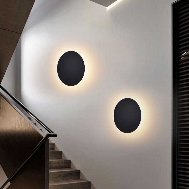 Metal Round LED Wall Light