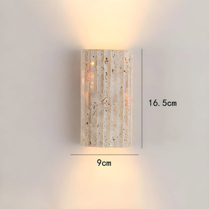 Natural Stone LED Wall Sconce Light