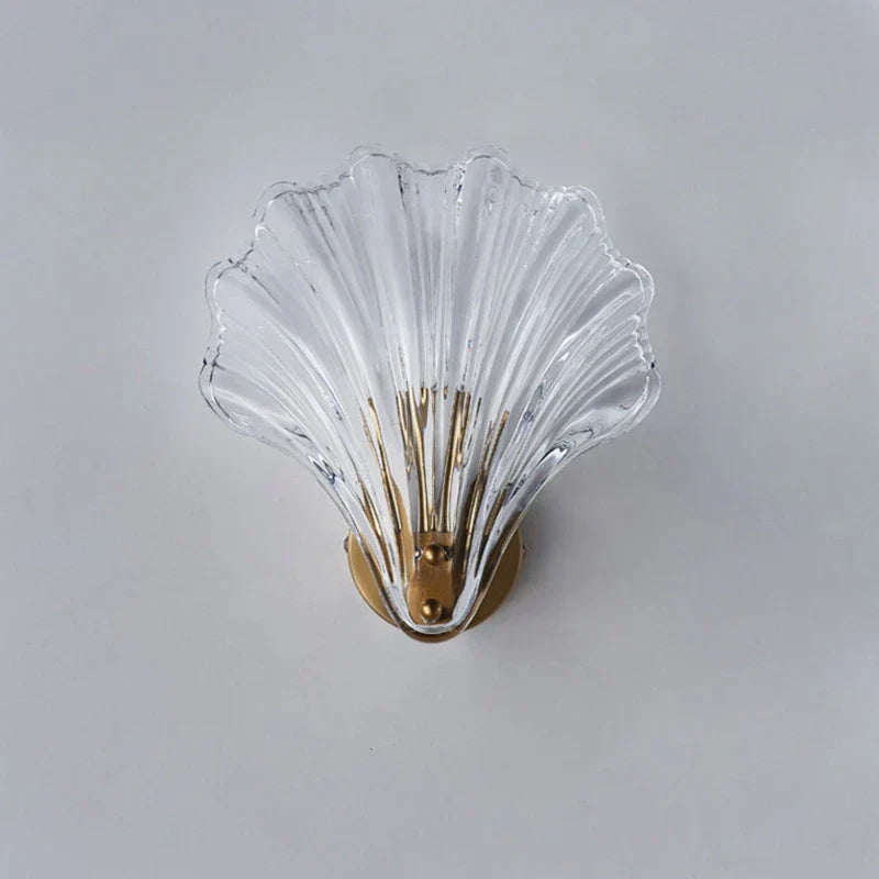 Shell Glass Wall Light