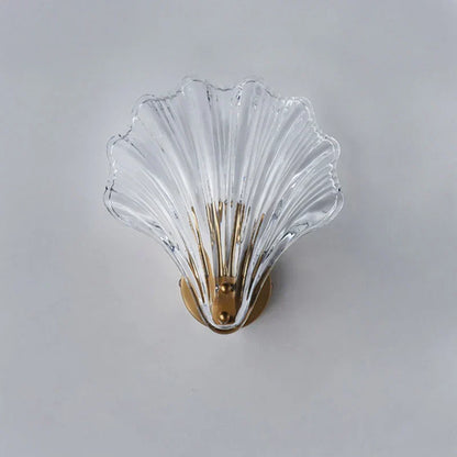 Shell Glass Wall Light