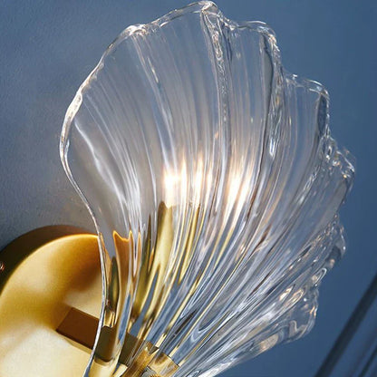 Shell Glass Wall Light